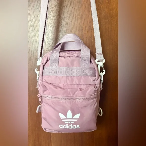 adidas micro backpack in light purple/white - Picture 2 of 10